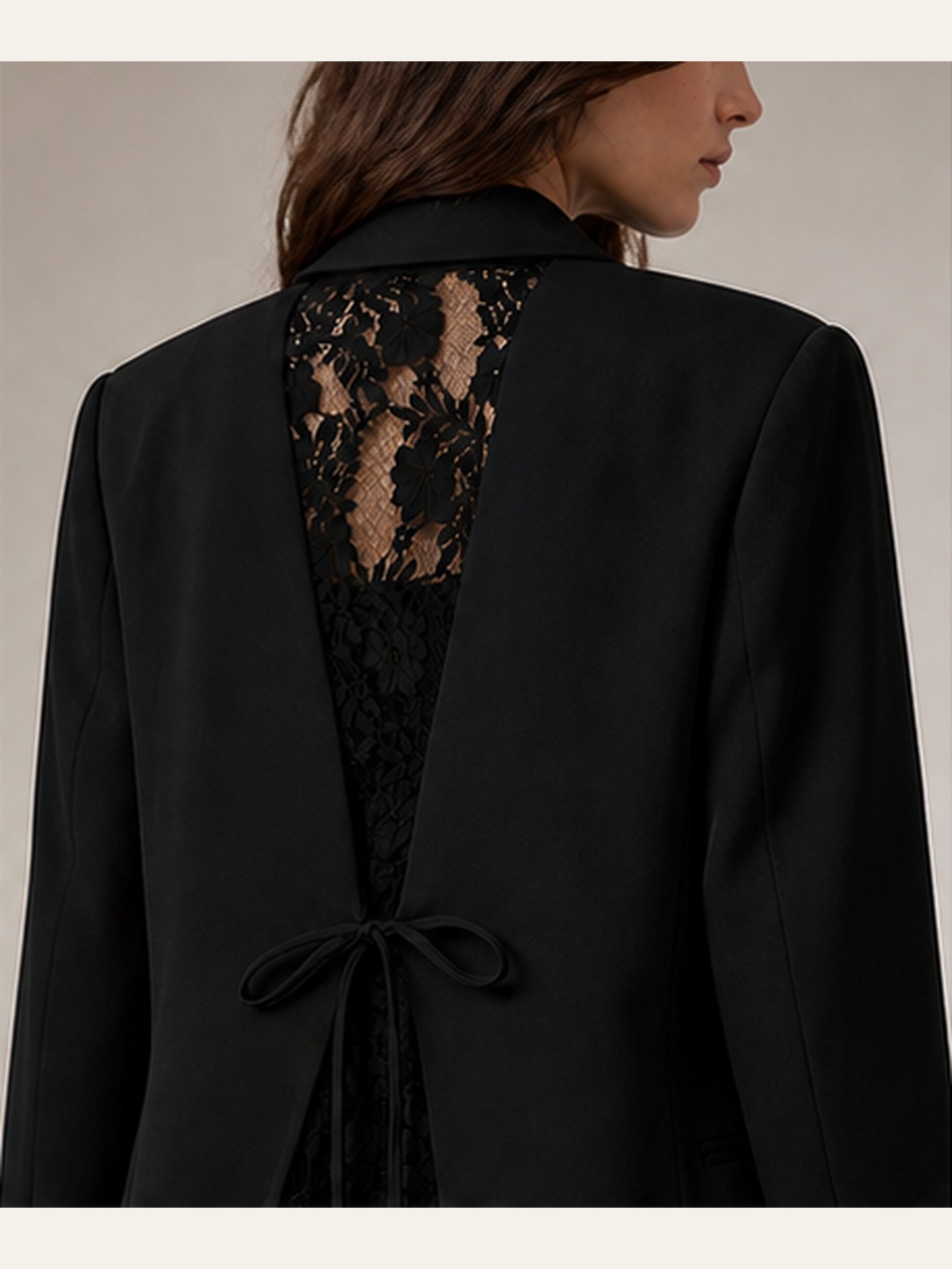 Vera Lace-Back Blazer detail 2